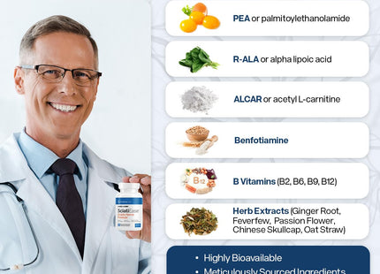 Sciatic Nerve Health Support Supplement - 120 Capsules