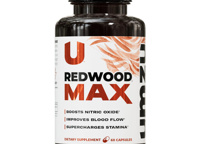 UMZU Redwood Max Nitric Oxide Booster, 1-Month Supply – Advanced Nitric Oxide Supplement with Fitnox Blend, Pine Bark, Resveratrol & Tart Cherry – Promotes Healthy Circulation, Energy and Recovery