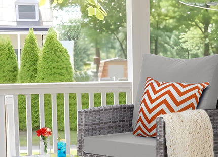 10 Piece Outdoor Patio Furniture Set with Swivel Chairs