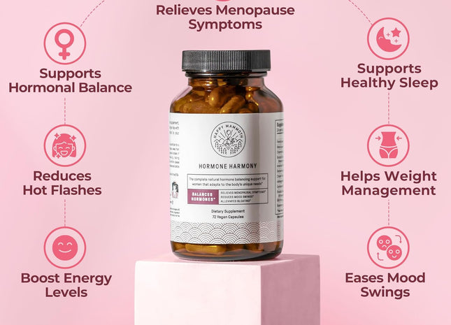 Ultra Potent Hormone Harmony Natural Hormonal Support for Women. 72 Capsules