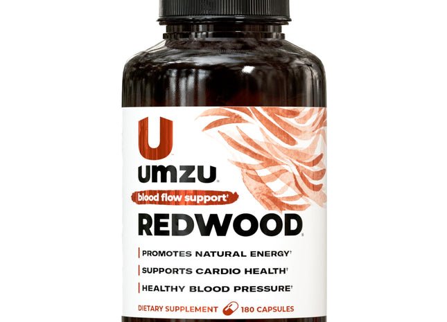 UMZU Redwood Max Nitric Oxide Booster, 1-Month Supply – Advanced Nitric Oxide Supplement with Fitnox Blend, Pine Bark, Resveratrol & Tart Cherry – Promotes Healthy Circulation, Energy and Recovery