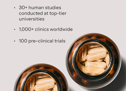 Quality of Life Premium Kinoko Platinum AHCC Herbal Supplement, 750mg per Capsule, for Immune Support, Liver Function, Maintains Natural Killer Cell Activity, Pack of 1, 60 Veggie Capsules