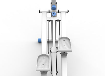 Stair Stepper with resistance Home-Upgrade Vertical Climber Workout Machine for Full-Body Exercise Climber Fitness Equipment with Stable Frame Adjustable Handlebar-Blue