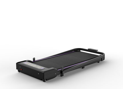 Under Desk Treadmill, Walking Pad, 2 in 1 Portable Treadmill with Handle Remote Control LED Display, Walking Jogging Machine for Home Office Use Black