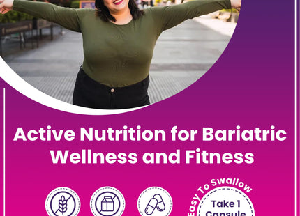 ProCare Health Bariatric Multivitamin 45mg Iron – Once Daily Capsule for Gastric Bypass, Sleeve & Post-Op Support – 90 Easy-to-Swallow Capsules, 3-Month Supply, No Artificial Colors, Gluten-Free