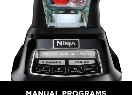 Ninja Mega Kitchen System, 1500W, 72 oz. Full-Size Blender & 8-Cup Food Processor with (2) 16 oz. To-Go Cups, Total Crushing Technology - Smoothies, Ice Crushing, Purees, Dough & More, Black, BL770