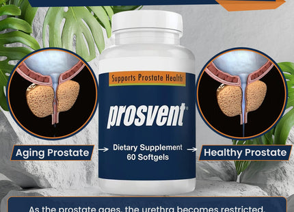 Prosvent Advanced Men's Prostate Support Natural Supplement 60 softgels