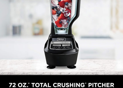 Ninja Mega Kitchen System, 1500W, 72 oz. Full-Size Blender & 8-Cup Food Processor with (2) 16 oz. To-Go Cups, Total Crushing Technology - Smoothies, Ice Crushing, Purees, Dough & More, Black, BL770