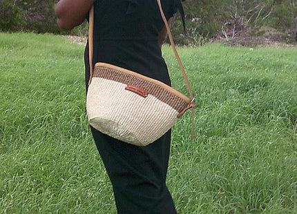 Life Top Handcrafted Sisal Straw Crossbody Bag