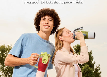 Ninja BlendBOSS | Personal Smoothie Blender & Tumbler | 26oz Travel Tumbler w/Leakproof Lid & Intergrated Chug Spout | AutoIQ Technololgy | 1200 Peak Watt | Watermelon Bubblegum | DB301GNBRN | (NEW)