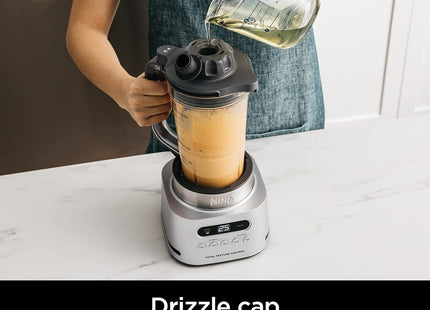 Ninja SS151 TWISTi Blender DUO, High-Speed 1600 WP Smoothie Maker & Nutrient Extractor* 5 Functions Smoothie, Spreads & More, smartTORQUE, 34-oz. Pitcher & (2) To-Go Cups, Gray