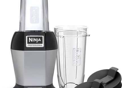 Ninja BL450C, Nutri Pro Personal Blender For Juices, Shakes & Smoothies, 18 and 24 Oz cups, Black/Silver, 900W (Canadian Version)