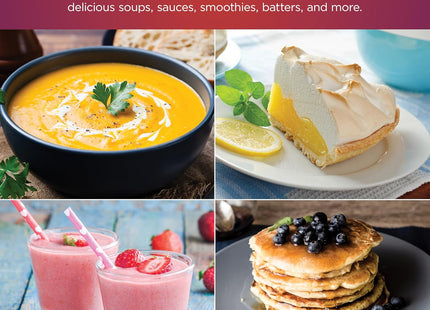 Ninja Immersion Blender and Whisk, Hand Stick Blender, 4 Speeds, with SplatterShield and PanProtect, 4-Cup Blending Vessel, Dishwasher Safe, 5-ft Cord, Ergonomic, Deep Navy, CI201ND