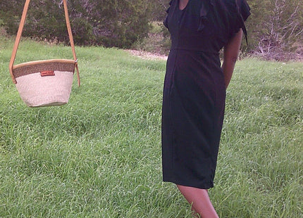 Life Top Handcrafted Sisal Straw Crossbody Bag