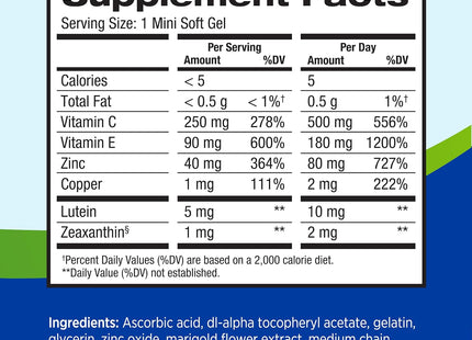 PreserVision AREDS 2 Eye Vitamins,  210 Soft gels