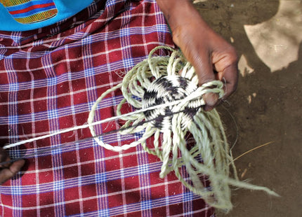 Ash Wisdom Handmade Sisal Straw Basket Tote Bag