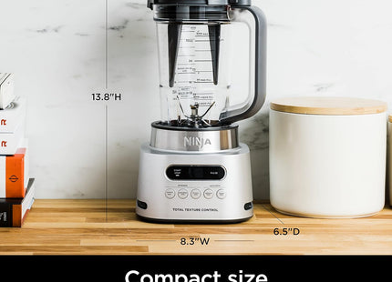 Ninja SS151 TWISTi Blender DUO, High-Speed 1600 WP Smoothie Maker & Nutrient Extractor* 5 Functions Smoothie, Spreads & More, smartTORQUE, 34-oz. Pitcher & (2) To-Go Cups, Gray