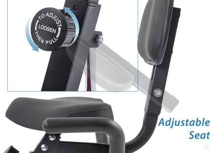 Exercise Bike,Workout Bikes for Home,Folding Stationary Bikes for Home with 16-Level Magnetic Resistance, 300LBS Capacity X-Bike Indoor Exercise Equipment with Heart Rate Sensor & LCD Monitor