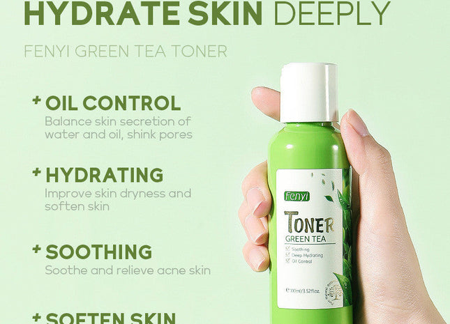 Green Tea Toner 100ml Moisturizing Lotion Skin Care Products