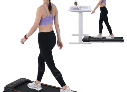 NEW Walking Pad Under Desk Treadmill for Home Office -2.5HP Walking Treadmill With Incline 0.5-4MPH 265LBS Capacity Treadmill for Walking Running - Wristband Remote