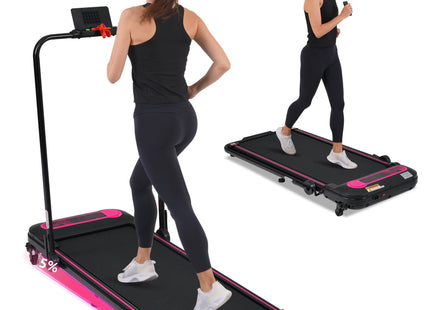 NEW Folding Walking Pad Under Desk Treadmill for Home Office -2.5HP Walking Treadmill With Incline 0.5-7.5MPH 300LBS Capacity Treadmill for Walking Running - Two Ways to Adjust Speed