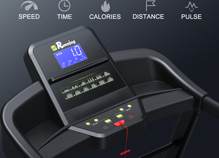 Treadmills for Home, Electric Treadmill with  Automatic Incline, Foldable 3.5HP Workout Running Machine Walking, Double Running Board Shock Absorption Pulse Sensor Bluetooth Speaker APP FITSHOW.400lbs