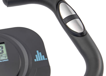 Exercise Bike,Workout Bikes for Home,Folding Stationary Bikes for Home with 16-Level Magnetic Resistance, 300LBS Capacity X-Bike Indoor Exercise Equipment with Heart Rate Sensor & LCD Monitor