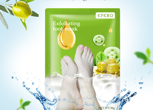 Exfoliating Foot Mask Foot SPA Pedicure Socks Removing Dead Skin Whitening Heels Feet Peeling Anti Cracked Foot Skin Care