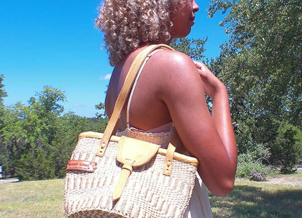 Life Serenity Handwoven Sisal Tote Bag