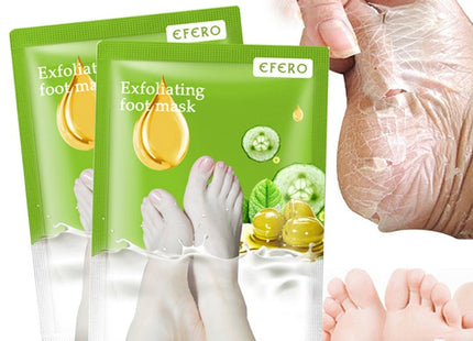 Exfoliating Foot Mask Foot SPA Pedicure Socks Removing Dead Skin Whitening Heels Feet Peeling Anti Cracked Foot Skin Care