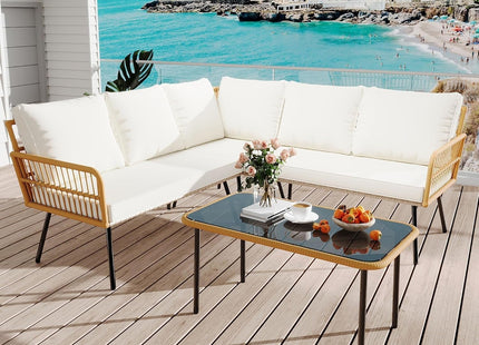Comfortable Outdoor Sectional Patio Furniture Set for Relaxation