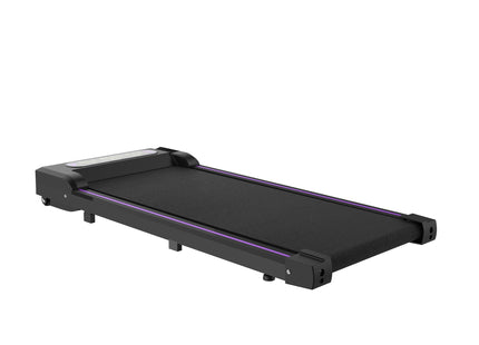 Under Desk Treadmill, Walking Pad, 2 in 1 Portable Treadmill with Handle Remote Control LED Display, Walking Jogging Machine for Home Office Use Black