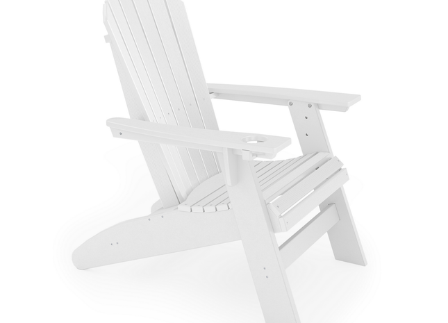 SoPoly St Simons Curved Back Adirondack Chair