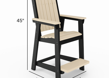 SoPoly Callaway Chair Counter High