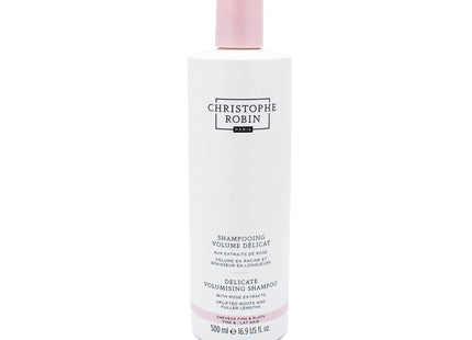 CHRISTOPHE ROBIN Delicate Volumizing Shampoo with Rose Extracts 16.9oz - Missing Pump