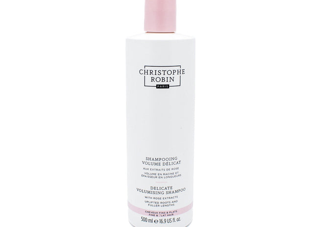 CHRISTOPHE ROBIN Delicate Volumizing Shampoo with Rose Extracts 16.9oz - Missing Pump