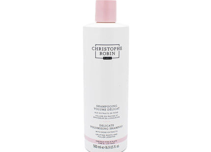 CHRISTOPHE ROBIN Delicate Volumizing Shampoo with Rose Extracts 16.9oz - Small Amount Missing