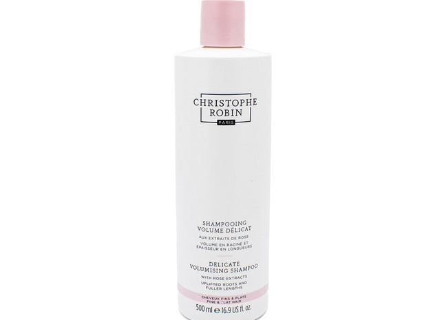 CHRISTOPHE ROBIN Delicate Volumizing Shampoo with Rose Extracts 16.9oz - Small Amount Missing
