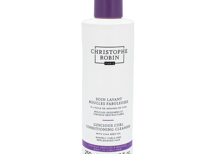 CHRISTOPHE ROBIN Luscious Curl Conditioning Cleanser 8.4oz - Small Amount Missing