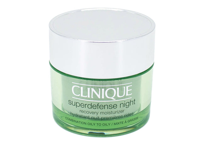 CLINIQUE Superdefense Night Recovery Moisturizer Combination/Oily 1.7oz - Missing Box
