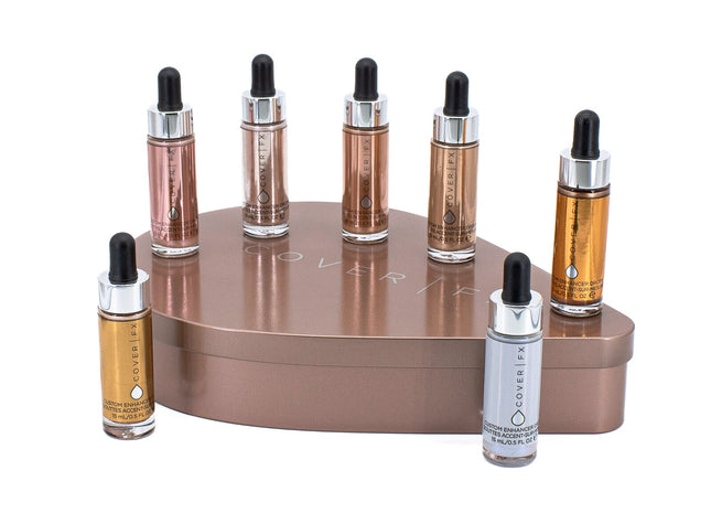 COVER FX Custom Enhancer Drops Vault Set 0.5oz X 7 - New