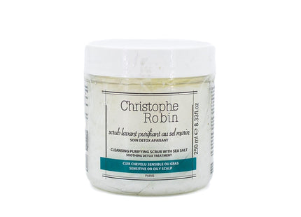 Christophe Robin Scalp Scrub w/ Sea Salt 8.33oz - New