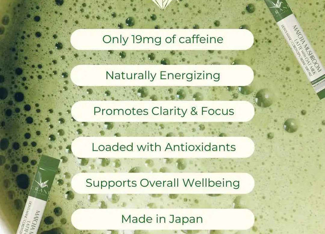 Matcha Mushroom Latte