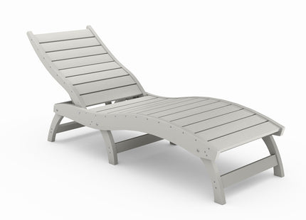 Curved Chaise Lounge (Stackable)