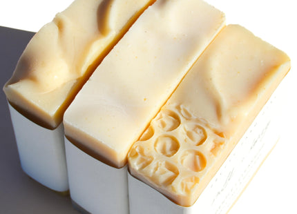 Fragrance Free Handmade Tallow + Goat Milk Soap Bar Trio