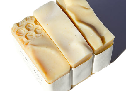Fragrance Free Handmade Tallow + Goat Milk Soap Bar Trio
