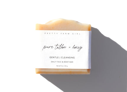 Fragrance Free Handmade Tallow + Goat Milk Soap Bar Trio