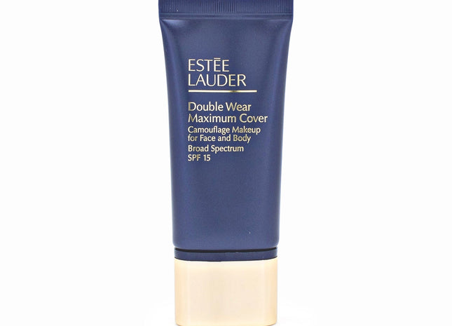 ESTEE LAUDER Double Wear Maximum Cover Makeup 1C1 COOL BONE 1oz - Imperfect Box