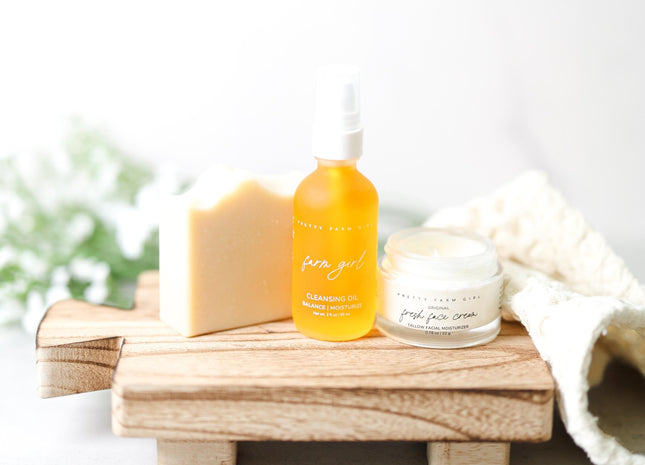 Double Cleansing Kit: Anti-Aging - Revive + Restore Co.