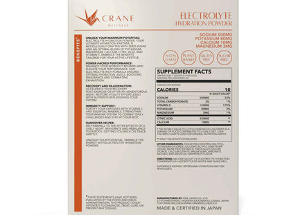 Electrolyte Hydration Powder